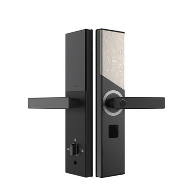 kwaliteit  40-100mm Intelligent Automatic 4 Alkaline Battery Card Key Password Fingerprint Lock fabriek